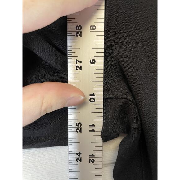 1822 Denim Jeans Womens 10 Black Skinny Dark Wash Stretch Solid Zip CJ33M1000A1 - Picture 5 of 13